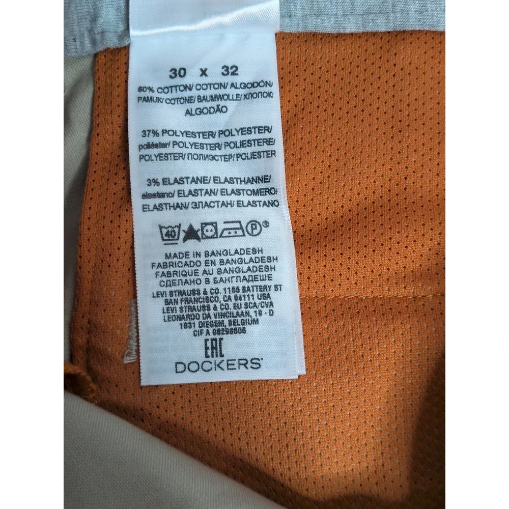 Dockers Men's Go Airweave‎ 5-Pockets Straight Fit Pants  Khaki 30x32 New